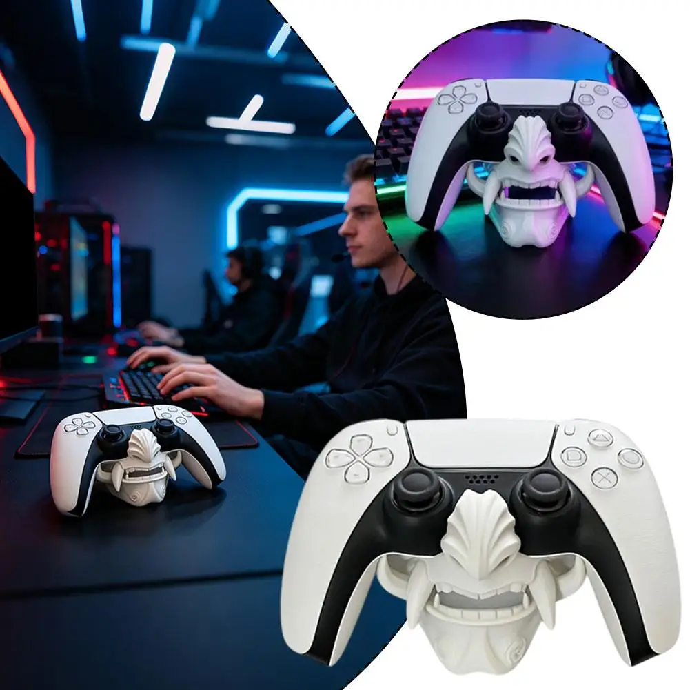 Ghost Face Game Controller Desktop Holder Stand Universal Design Gamepad for Xbox ONE PS5,PS4 PC Steelseries, Steam, etc - Image 5