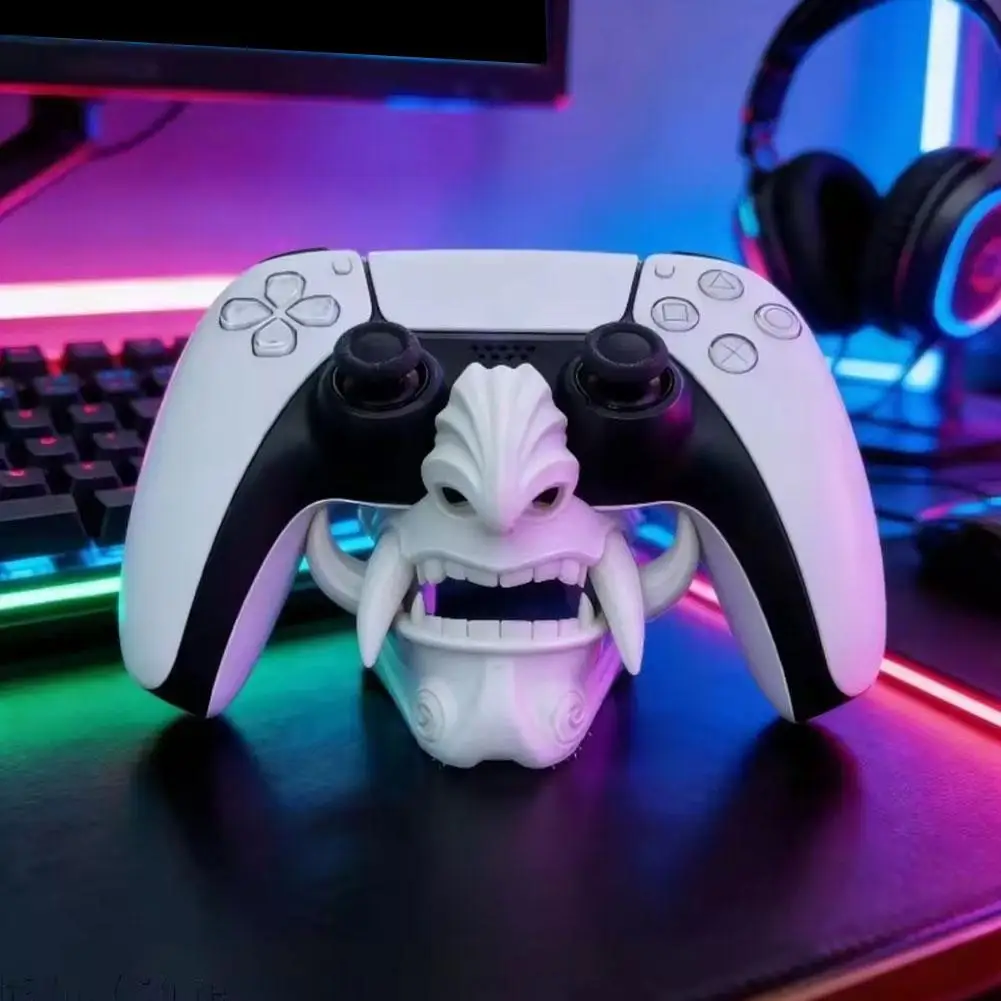 Ghost Face Game Controller Desktop Holder Stand Universal Design Gamepad for Xbox ONE PS5,PS4 PC Steelseries, Steam, etc - Image 2