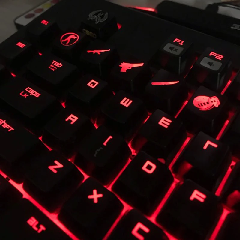 CS-Edition Tactical Backlit Keycap Set (6-Piece Custom Upgrade) - Image 2
